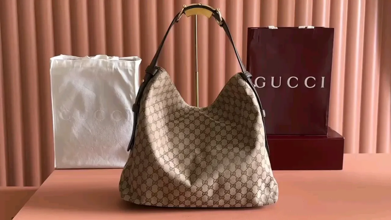 💋💋💋【New】Gucci Beatrix series large tote bag, brown cloth/blue cloth/original leather shipped, 🐍Model: 850546, short video