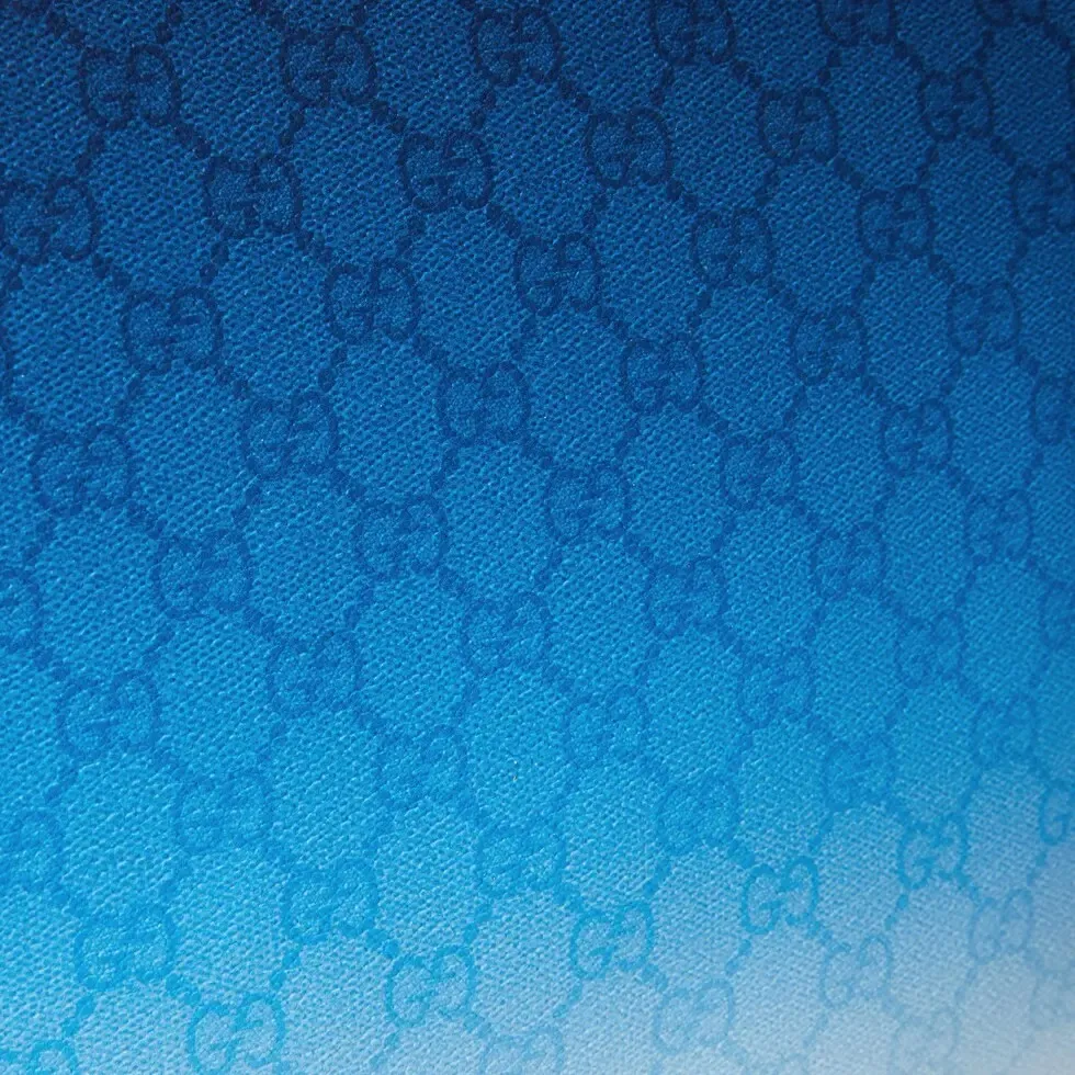 🔥The unique blue gradient effect print adds a fashionable aesthetic to this basic functional item. This clutch bag is made of GG Monogram coated fabric and has an all-over gradient print for an elegant style. Gradient blue GG Monogram coated fabric All-over gradient print Blue cotton and linen lining Interior: 1 zip pocket Detachable wrist strap (17 cm high) Zip closure Ref.: 835692. Dimensions: 31cm (width) x 24.5cm (height) x 5cm (depth) Weight: approx. 0.7kg Color: gradient blue/original leather. Made in Italy