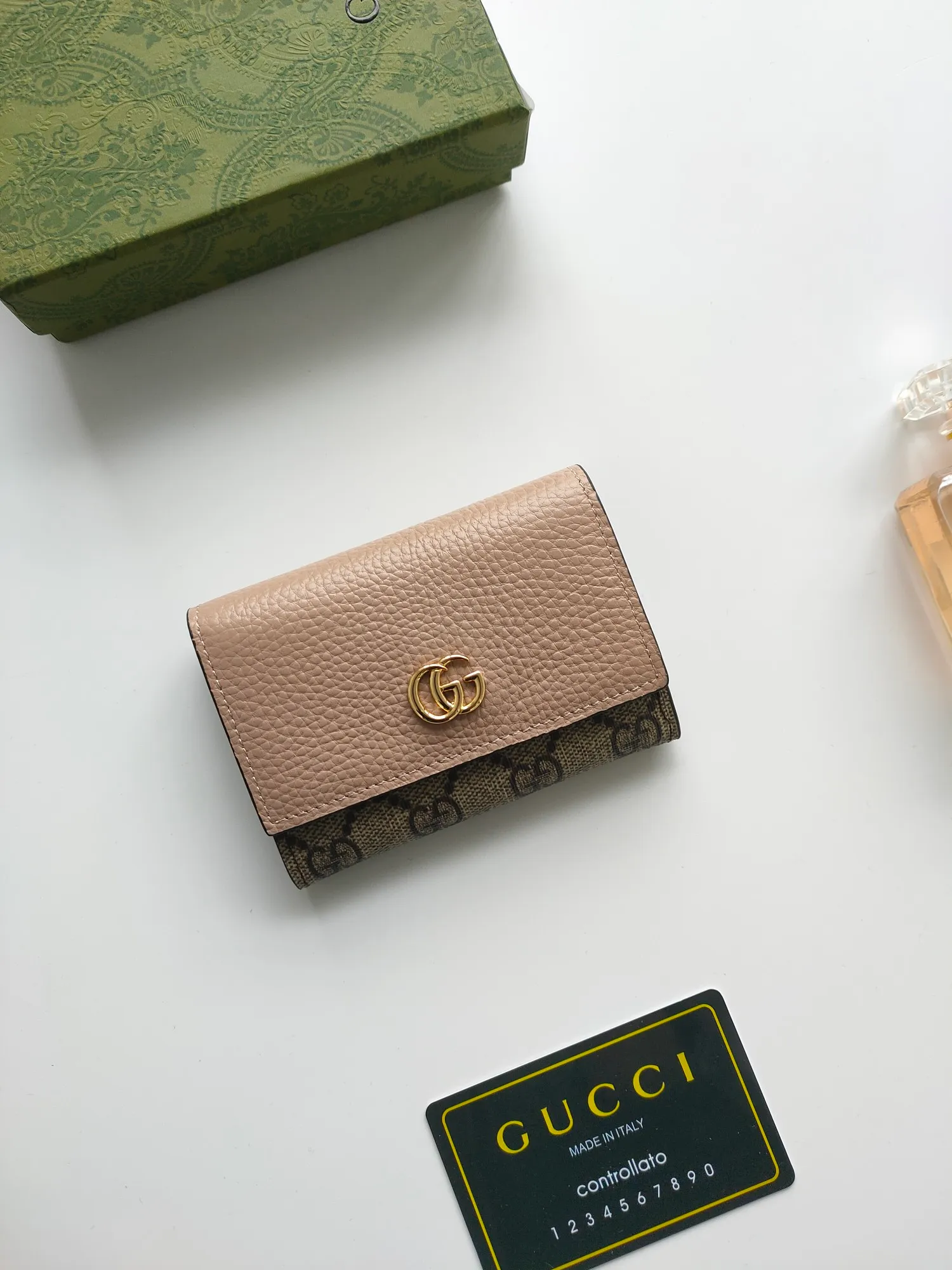 💰110💰gucci releases new coin purse card bags No. 739525