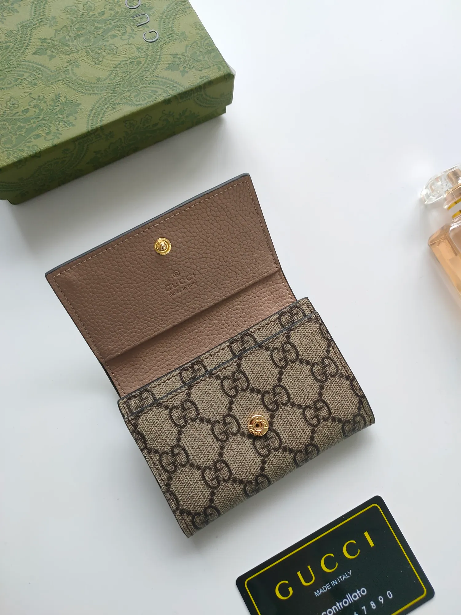 💰110💰gucci releases new coin purse card bags No. 739525
