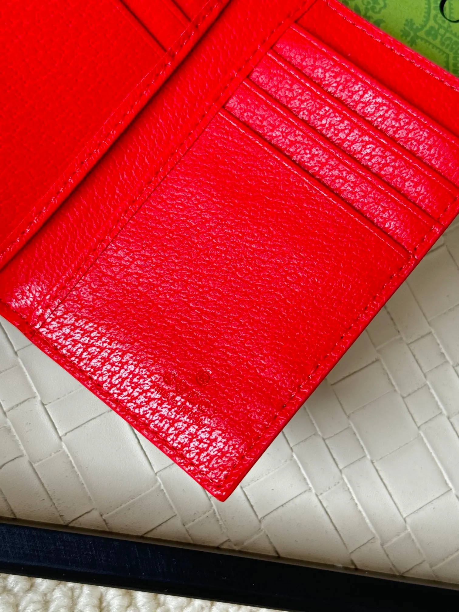 💰110 gucci men's casual pocket clip, real shot! 768249 Brown blue, brown red, brown green, brown yellow, black PVC Size: width 7.5x height 12cm