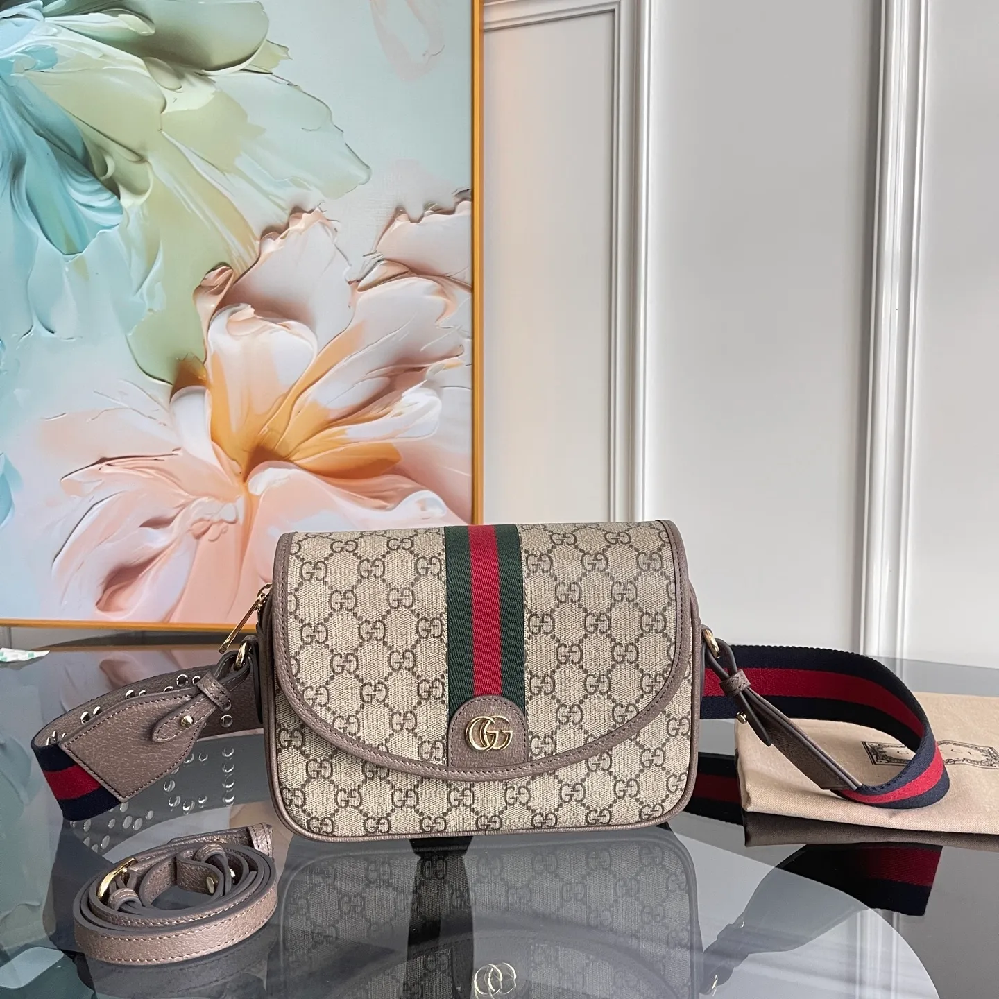 All Categories Official Website "Brand Women's Bags" Women's Bags 💙 GUCCI 2025 New GUCCI Crossbody Bag