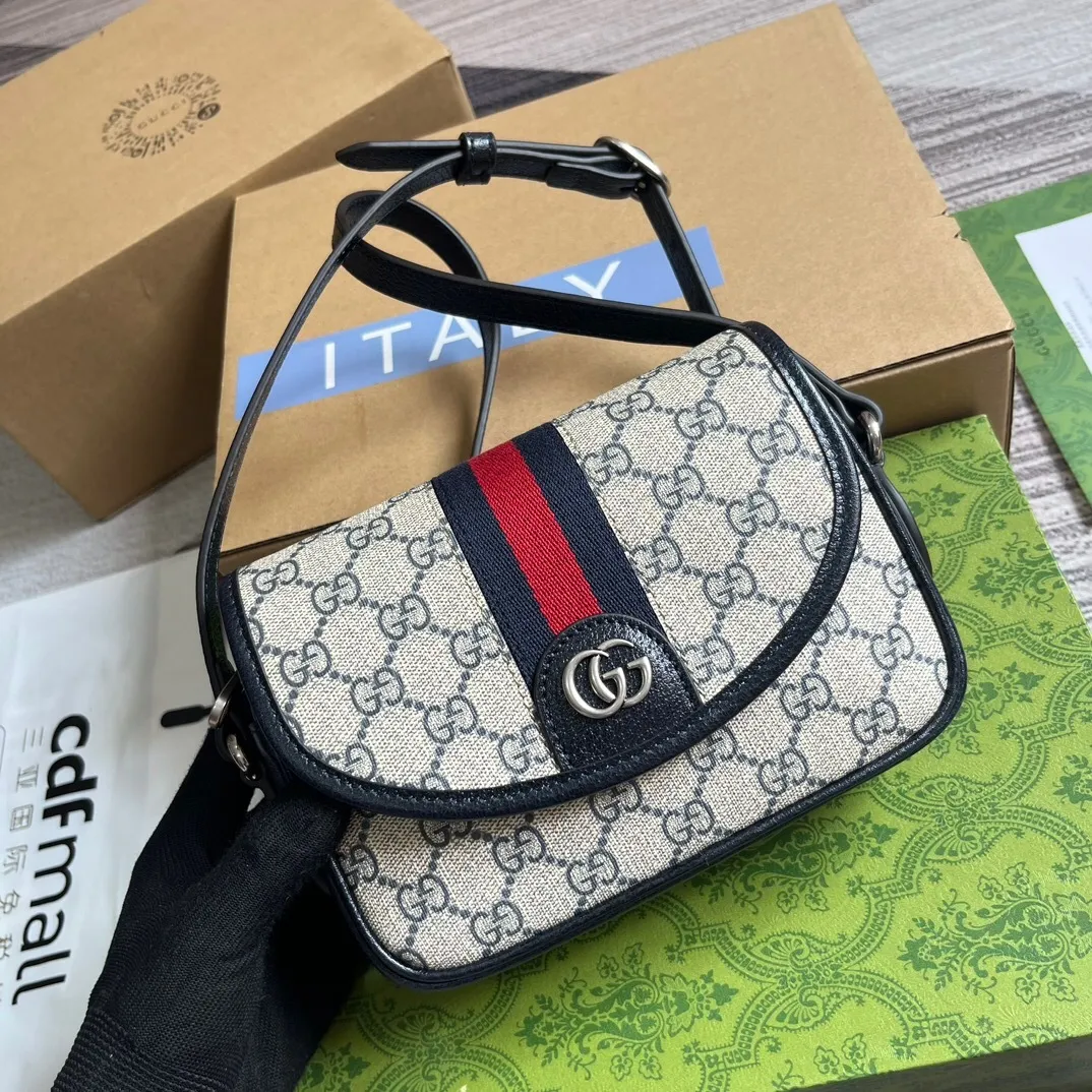 All Categories Official Website "Brand Women's Bags" Women's Bags 💙 GUCCI 2025 New GUCCI Crossbody Bag