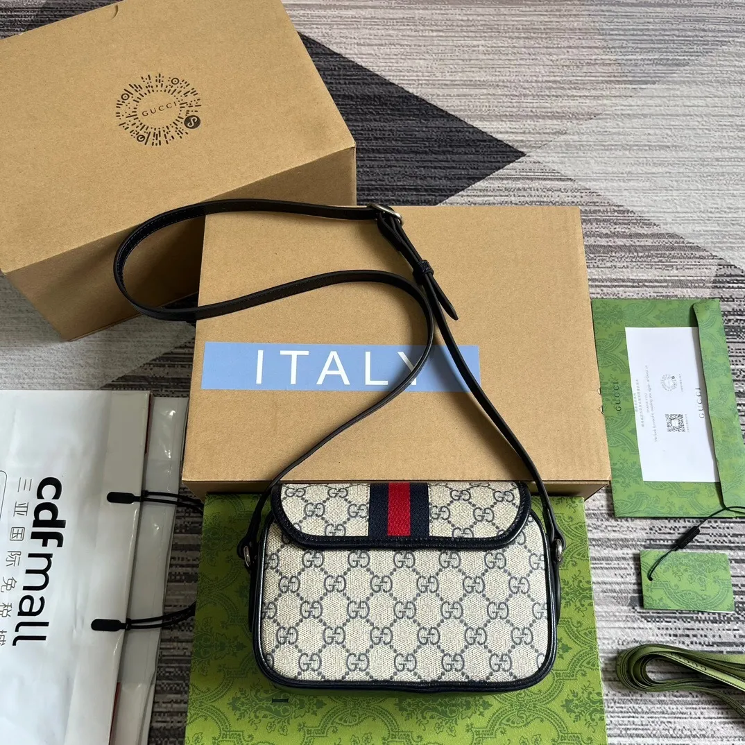 All Categories Official Website "Brand Women's Bags" Women's Bags 💙 GUCCI 2025 New GUCCI Crossbody Bag