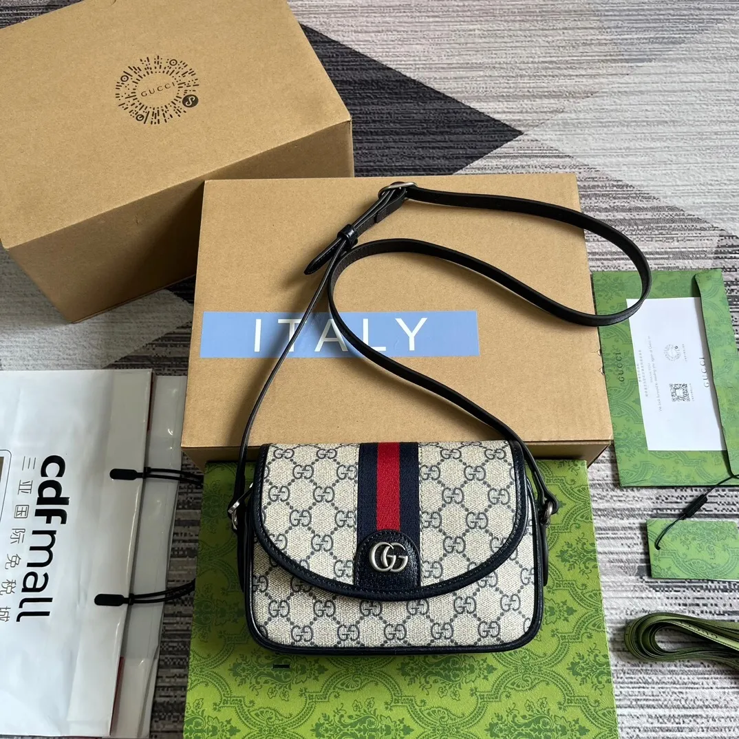 All Categories Official Website "Brand Women's Bags" Women's Bags 💙 GUCCI 2025 New GUCCI Crossbody Bag