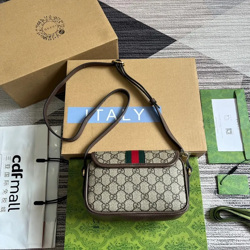 All Categories Official Website "Brand Women's Bags" Women's Bags 💙 GUCCI 2025 New GUCCI Crossbody Bag