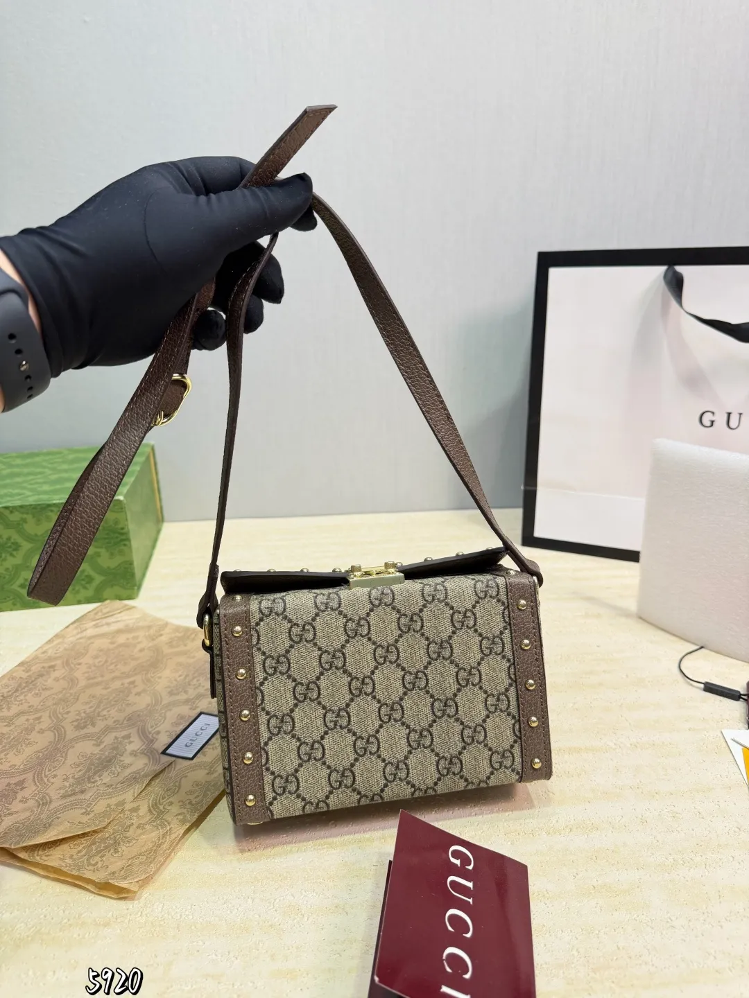 All Categories Official Website "Brand Women's Bags" Women's Bags 💙 GUCCI 2026 New GUCCI Crossbody Bag