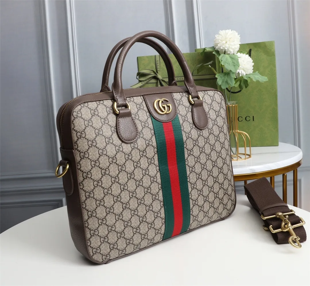 All categories Official website "Brand Women's Bags" Women's Bags 💙 GUCCI 2022 official new Gucci briefcase wholesale Original order quality 58002500 Size: 36.5-28.5-7 Cm