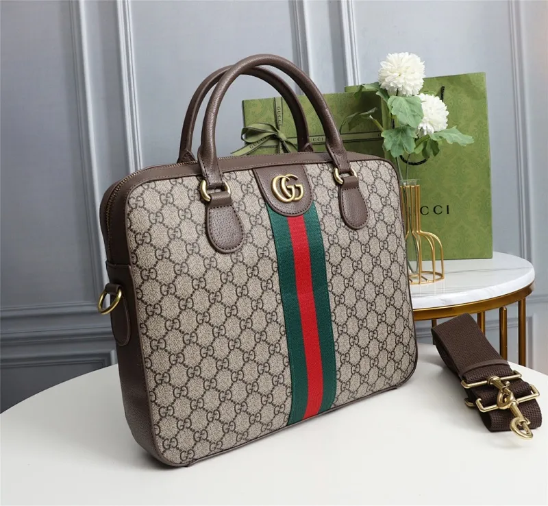 All categories Official website "Brand Women's Bags" Women's Bags 💙 GUCCI 2022 official new Gucci briefcase wholesale Original order quality 58002500 Size: 36.5-28.5-7 Cm