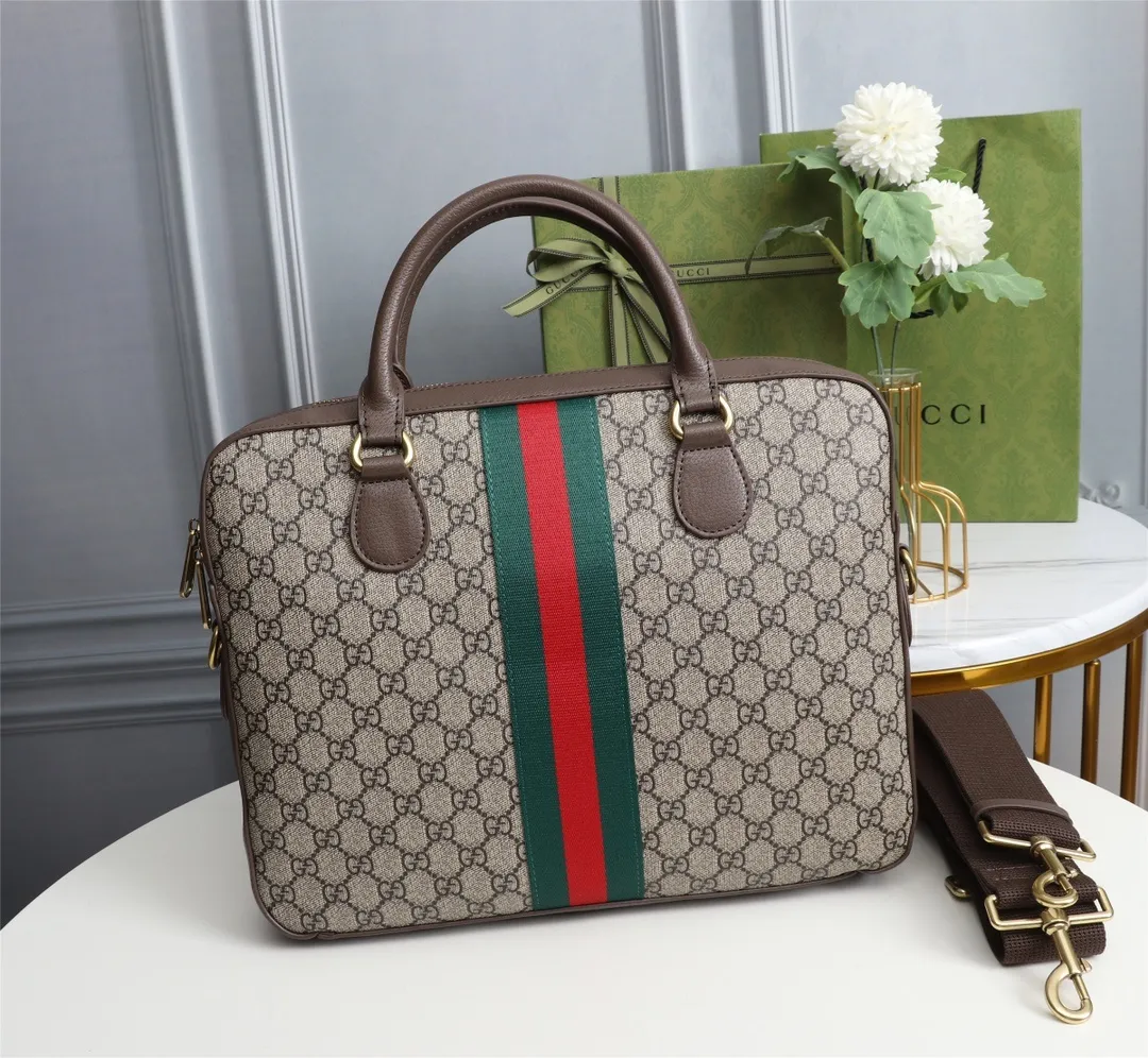 All categories Official website "Brand Women's Bags" Women's Bags 💙 GUCCI 2022 official new Gucci briefcase wholesale Original order quality 58002500 Size: 36.5-28.5-7 Cm