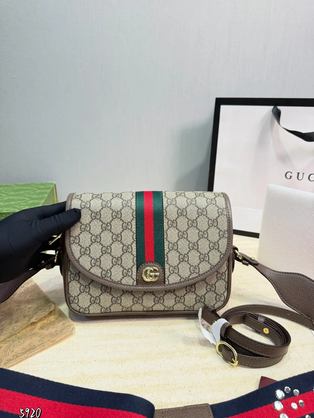 All Categories Official Website "Brand Women's Bags" Women's Bags 💙 GUCCI 2026 New GUCCI Crossbody Bag