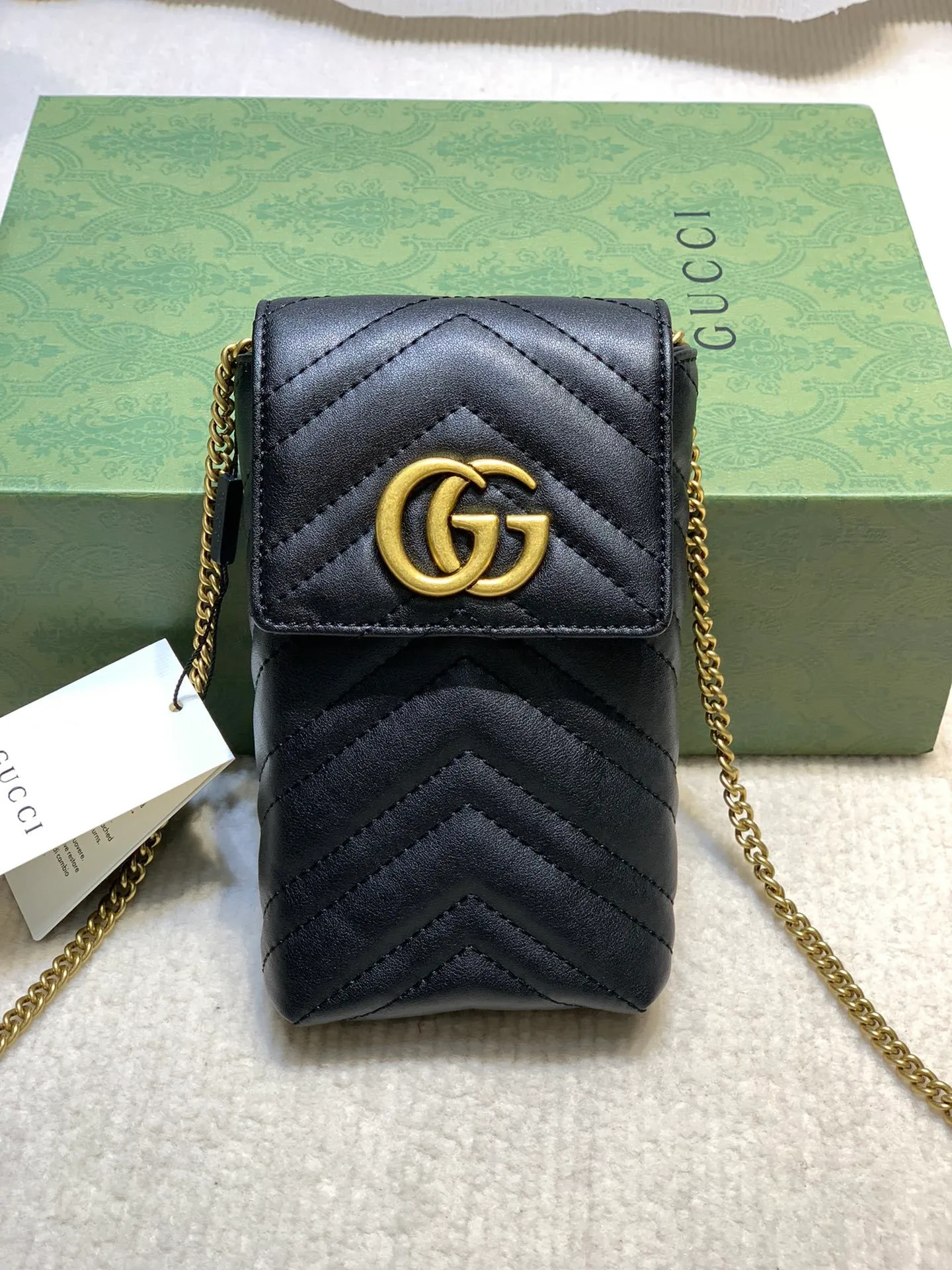 All categories Official website "Brand Women's Bags" Women's Bags 💙 GUCCI 2023 latest GUCCI mobile phone bag