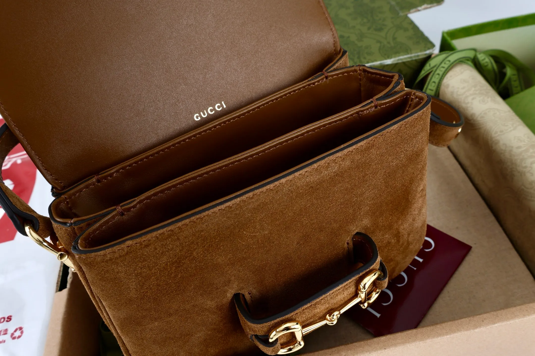 All Categories Official Website "Brand Women's Bags" Women's Bags 💙 GUCCI GUCCI 2026 New Classic GG Pattern Crossbody Bag