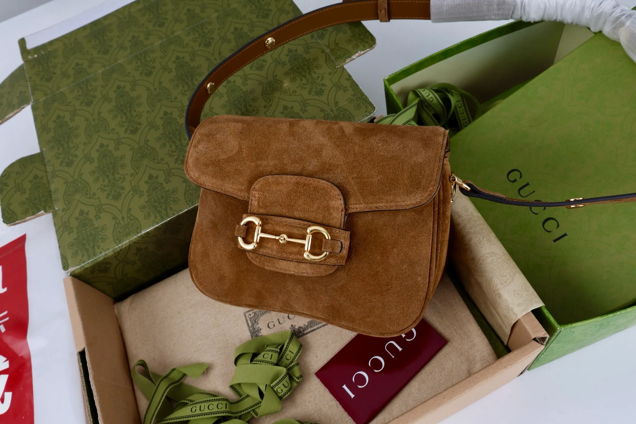 All Categories Official Website "Brand Women's Bags" Women's Bags 💙 GUCCI GUCCI 2026 New Classic GG Pattern Crossbody Bag