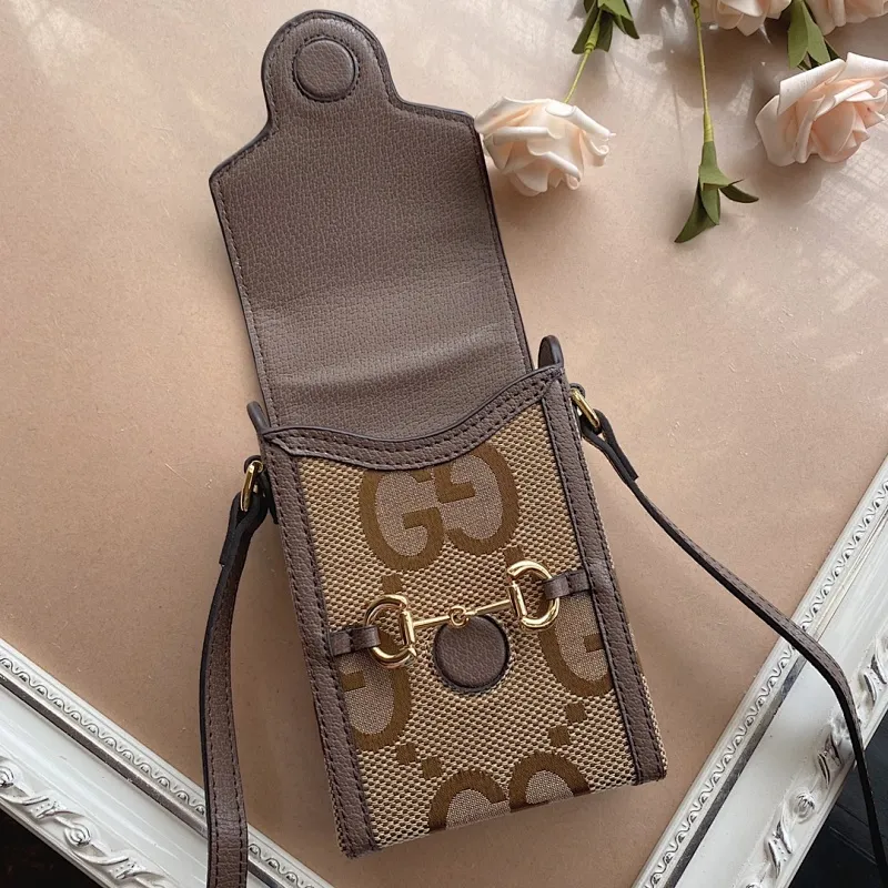 All categories Official website "Brand Women's Bags" Women's Bags 💙 GUCCI 2022 Official New Gucci Mobile Phone Bag Wholesale 58001600 High Quality Specifications: 11.5-17-4CM