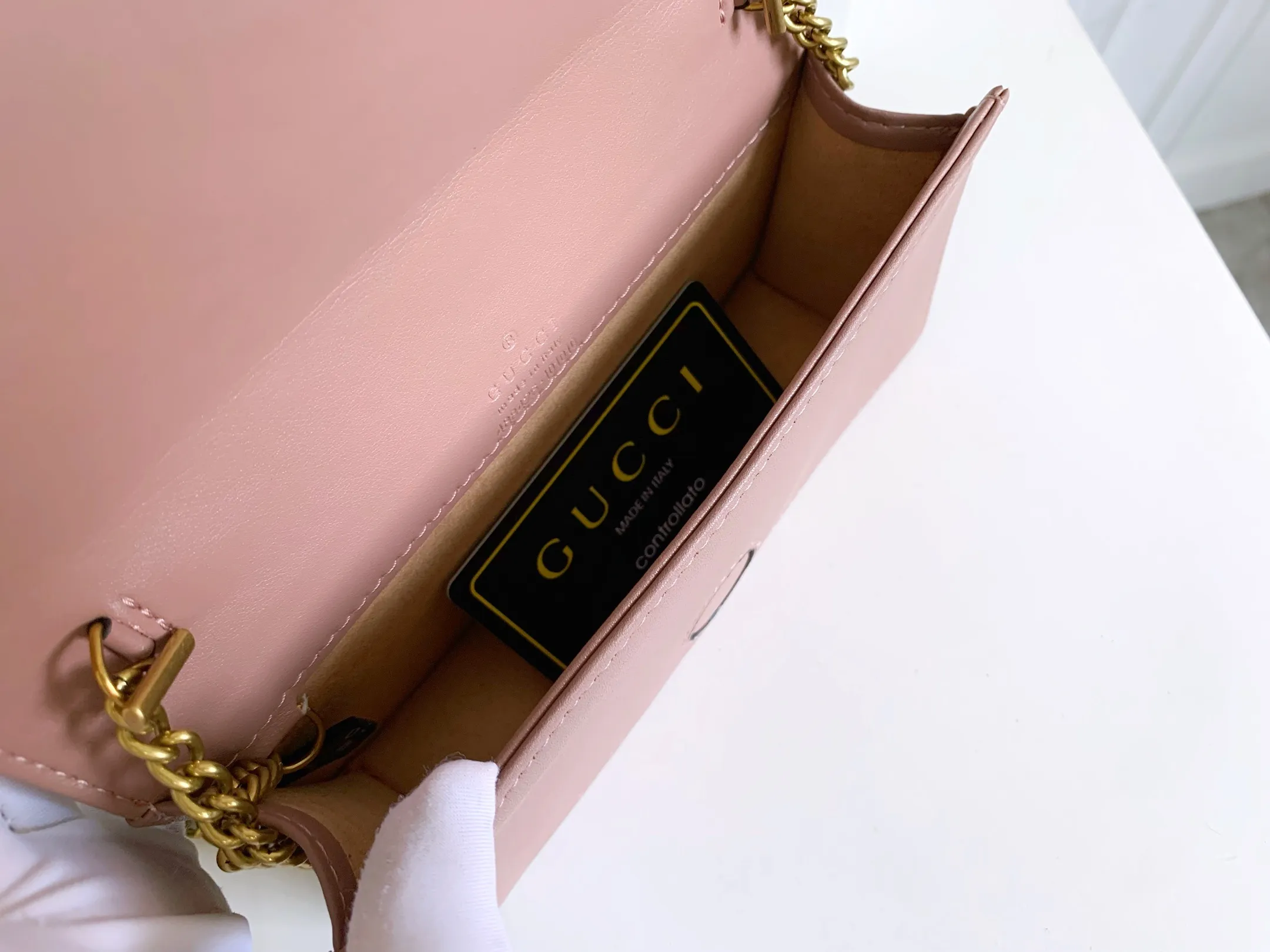 All categories Official website "Brand Women's Bags" Women's Bags 💙 GUCCI replica GUCCI, fine imitation GUCCI bag, GUCCI shoulder bag, 2023 official latest version GUCCI first layer cowhide chain bag, bag factory, original material, size: 18-10.5-4.5CM