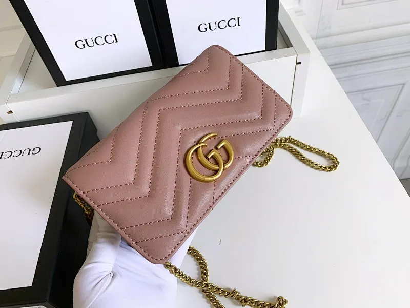 All categories Official website "Brand Women's Bags" Women's Bags 💙 GUCCI replica GUCCI, fine imitation GUCCI bag, GUCCI shoulder bag, 2023 official latest version GUCCI first layer cowhide chain bag, bag factory, original material, size: 18-10.5-4.5CM