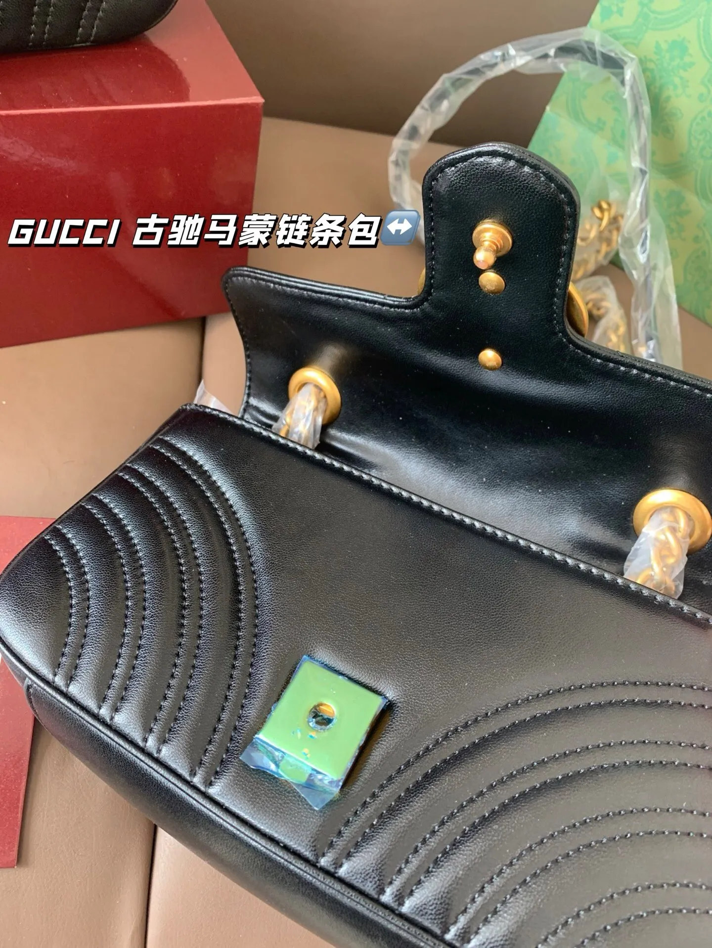 All Categories Official Website "Brand Women's Bags" Women's Bags 💙 GUCCI 2025 New GUCCIGG Marmont Marmont Chain Bag