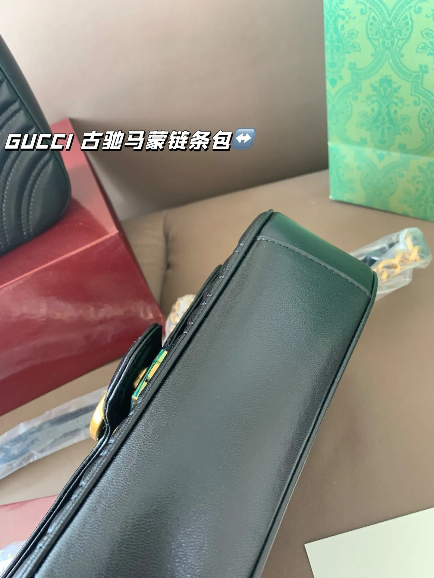 All Categories Official Website "Brand Women's Bags" Women's Bags 💙 GUCCI 2025 New GUCCIGG Marmont Marmont Chain Bag