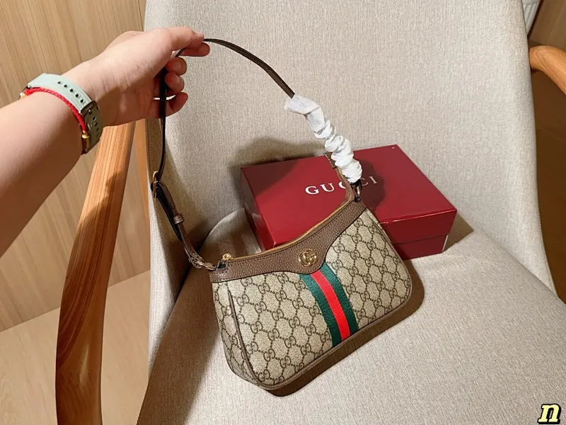 All categories Official website "Brand Women's Bags" Women's Bags 💙 GUCCI 2025 new GUCCI armpit bag