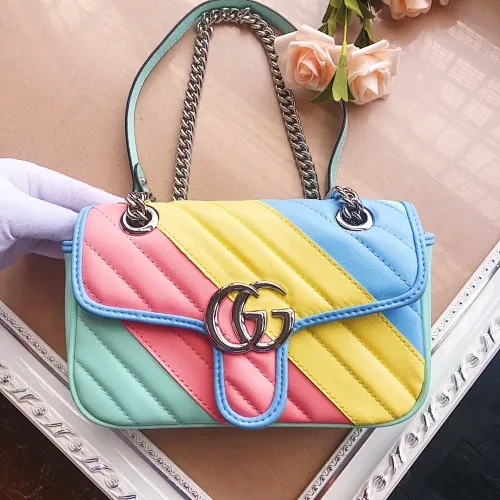 All categories Official website "Brand Women's Bags" Women's Bags 💙 GUCCI 2022 official new Gucci crossbody bag wholesale Original order quality 58001900 Size: 22-13-6Cm