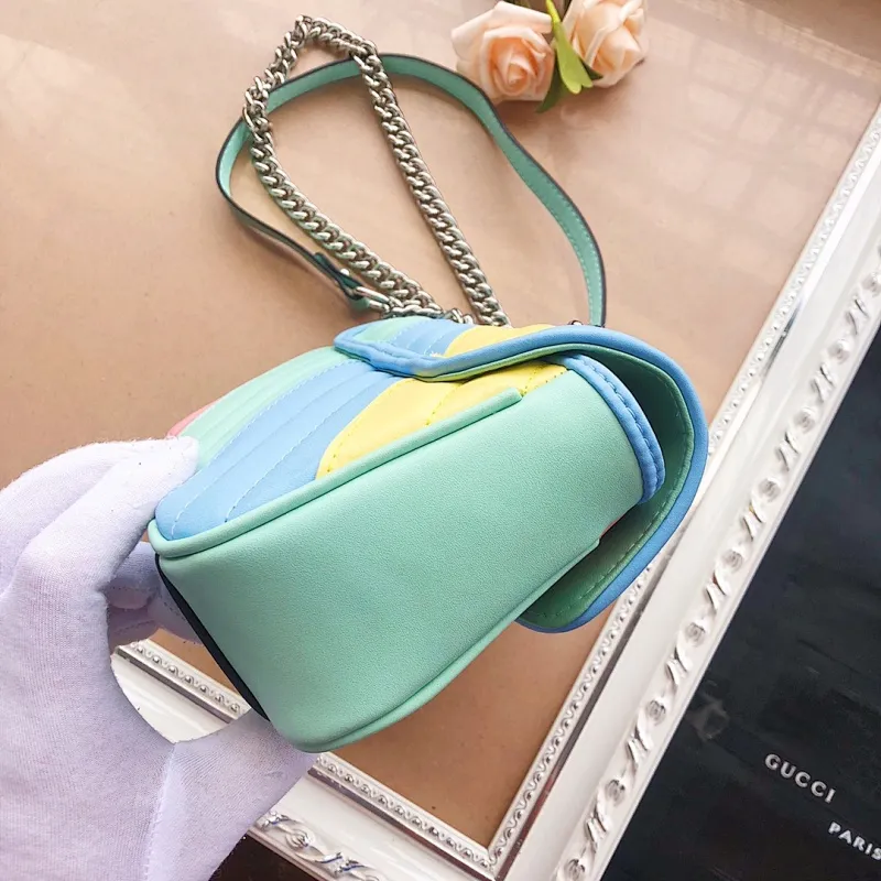 All categories Official website "Brand Women's Bags" Women's Bags 💙 GUCCI 2022 official new Gucci crossbody bag wholesale Original order quality 58001900 Size: 22-13-6Cm
