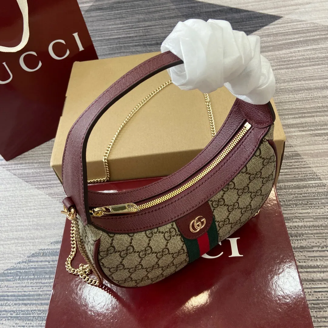 All categories Official website "Brand Women's Bags" Women's Bags 💙 GUCCI 2025 new GUCCI armpit bag