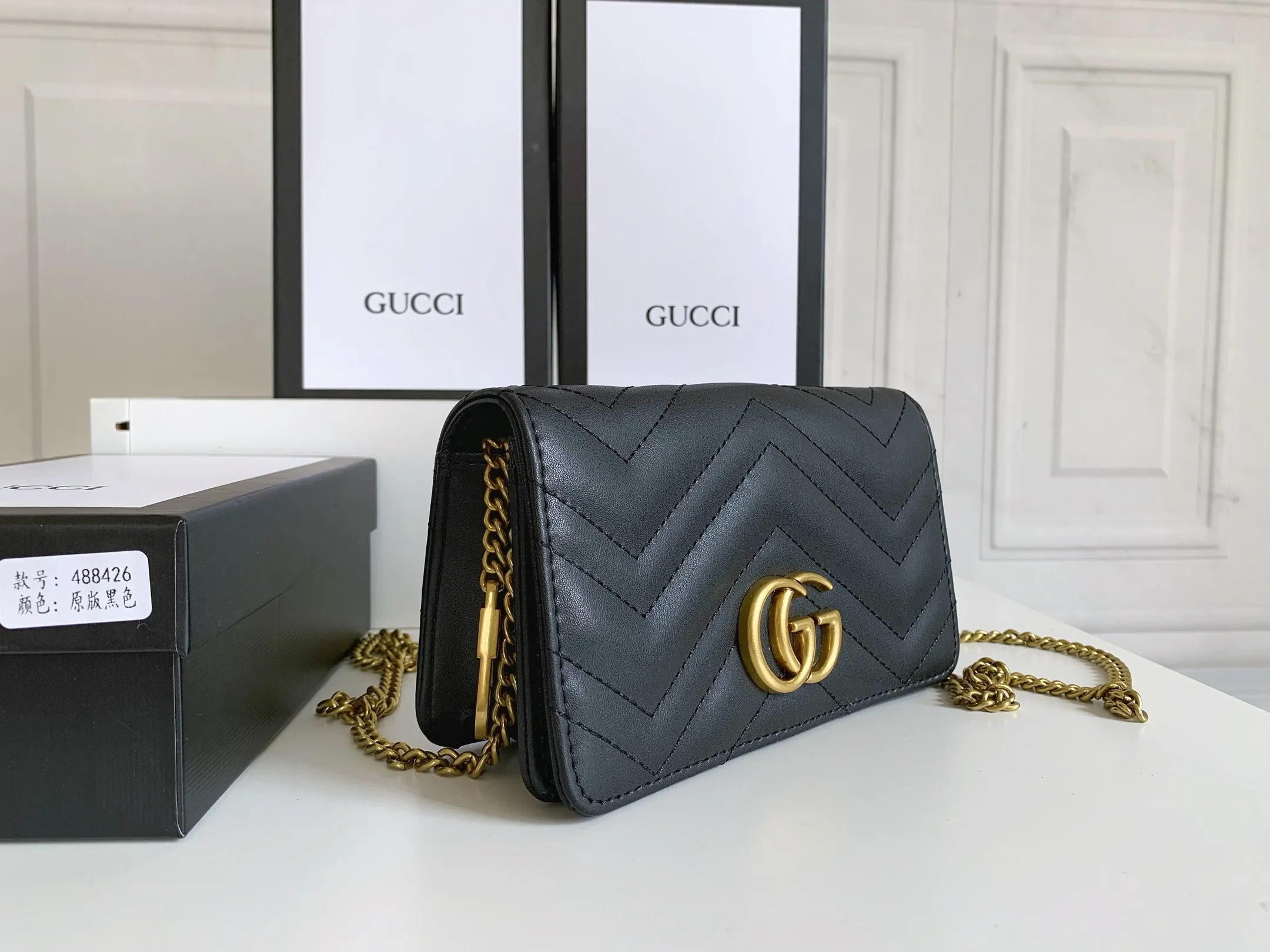 All categories Official website "Brand Women's Bags" Women's Bags 💙 GUCCI replica GUCCI, fine imitation GUCCI bag, GUCCI shoulder bag, 2023 official latest version GUCCI first layer cowhide chain bag, bag factory, original material, size: 18-10.5-4.5CM
