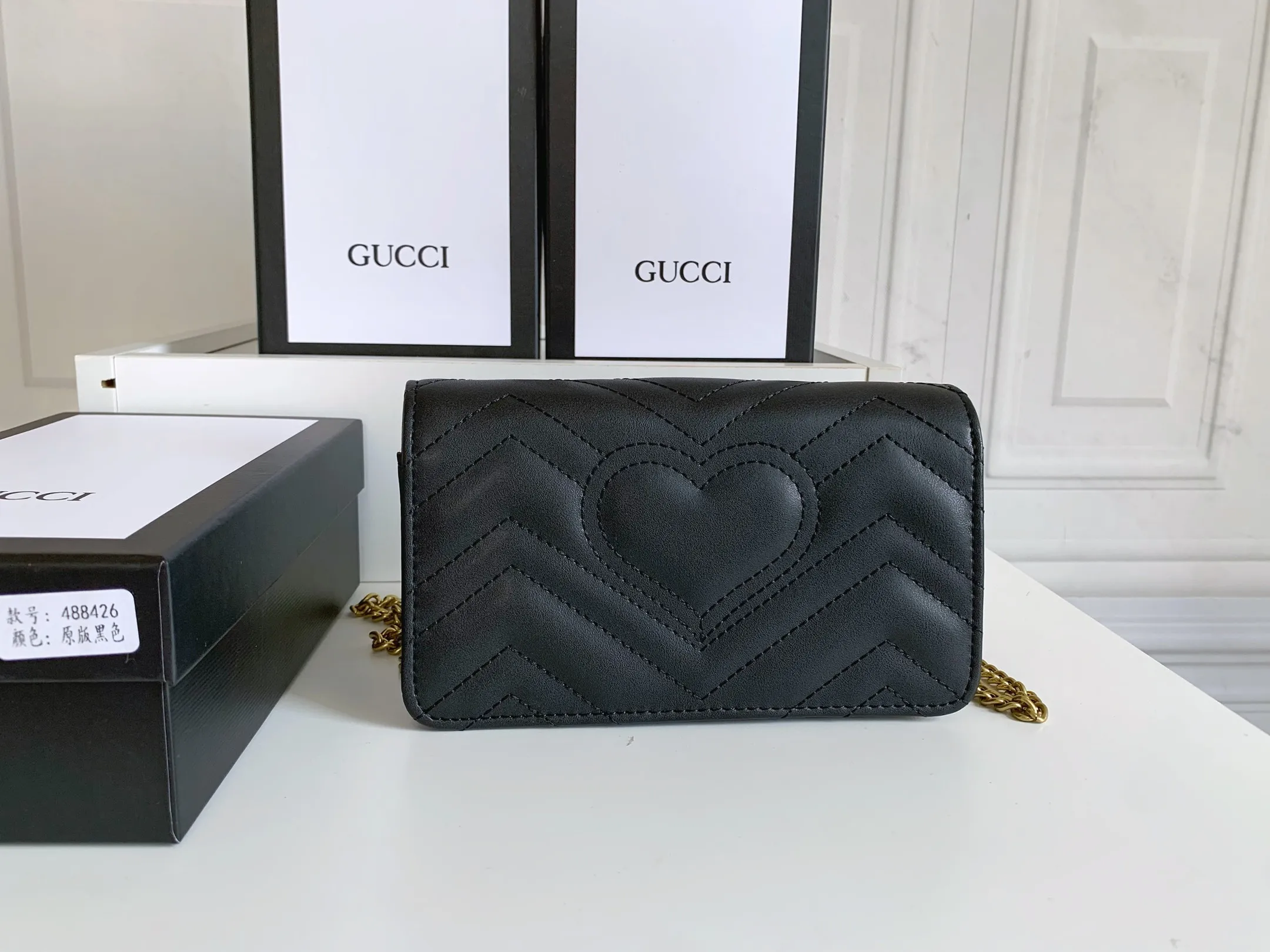 All categories Official website "Brand Women's Bags" Women's Bags 💙 GUCCI replica GUCCI, fine imitation GUCCI bag, GUCCI shoulder bag, 2023 official latest version GUCCI first layer cowhide chain bag, bag factory, original material, size: 18-10.5-4.5CM