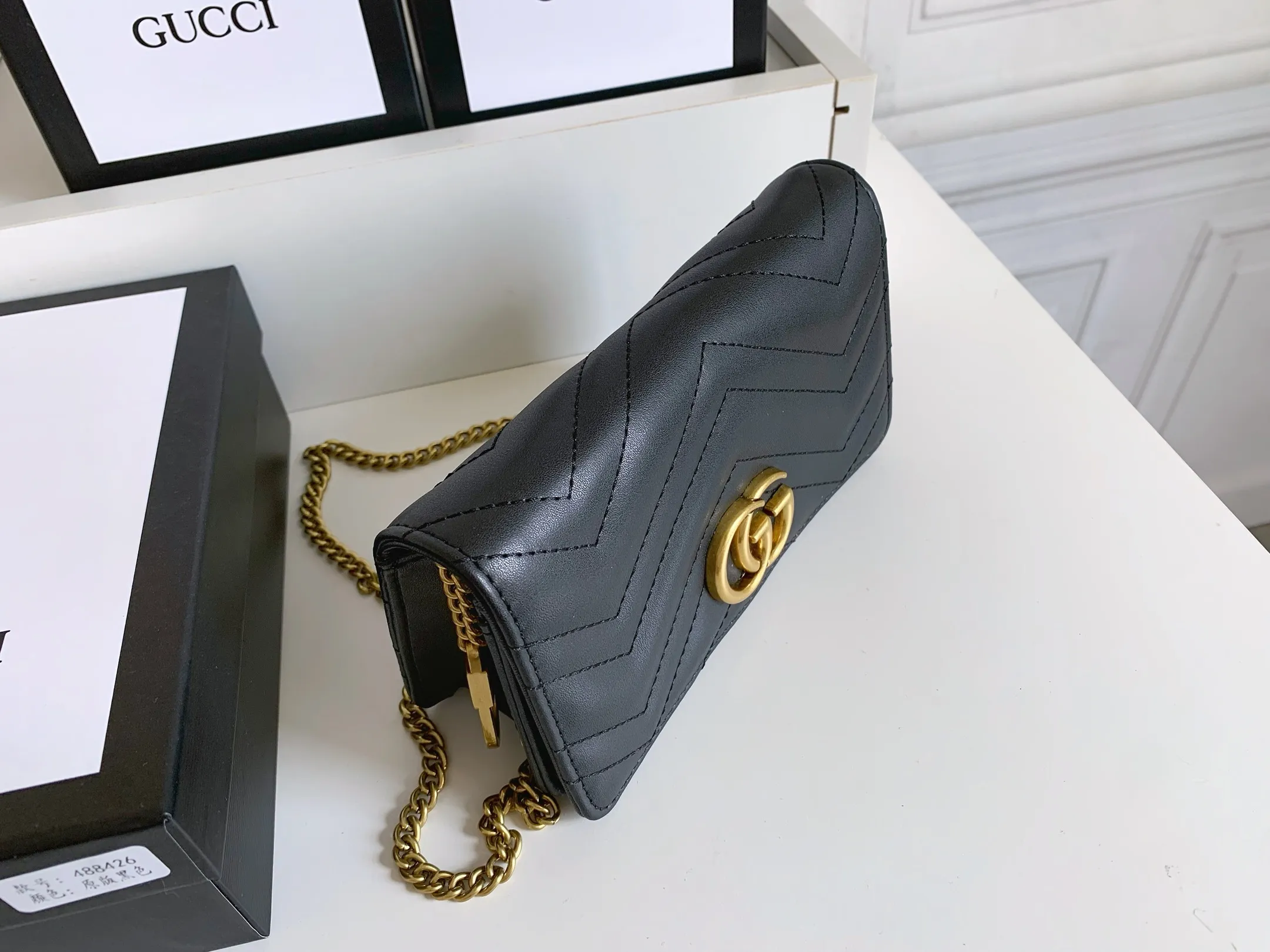 All categories Official website "Brand Women's Bags" Women's Bags 💙 GUCCI replica GUCCI, fine imitation GUCCI bag, GUCCI shoulder bag, 2023 official latest version GUCCI first layer cowhide chain bag, bag factory, original material, size: 18-10.5-4.5CM