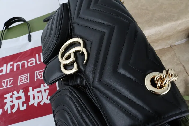 All Categories Official Website "Brand Women's Bags" Women's Bags 💙 GUCCI GUCCI 2026 New Classic GG Pattern Crossbody Bag
