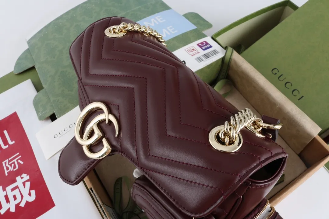 All Categories Official Website "Brand Women's Bags" Women's Bags 💙 GUCCI GUCCI 2026 New Classic GG Pattern Crossbody Bag