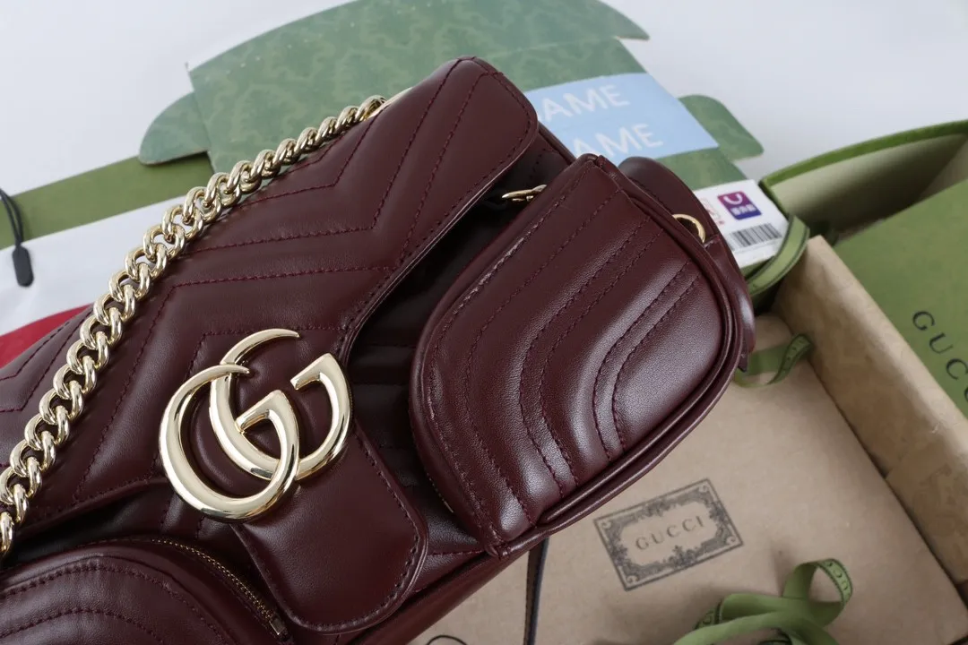 All Categories Official Website "Brand Women's Bags" Women's Bags 💙 GUCCI GUCCI 2026 New Classic GG Pattern Crossbody Bag