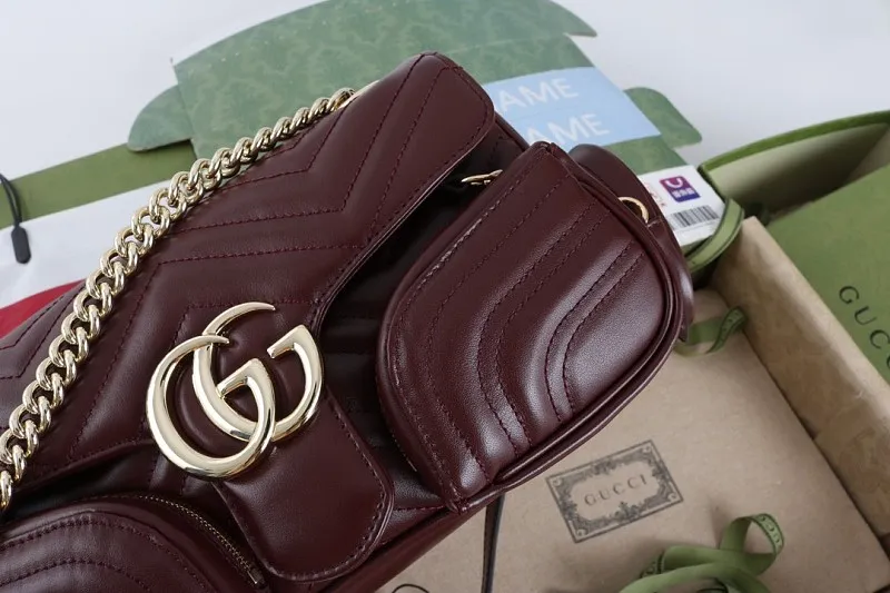 All Categories Official Website "Brand Women's Bags" Women's Bags 💙 GUCCI GUCCI 2026 New Classic GG Pattern Crossbody Bag