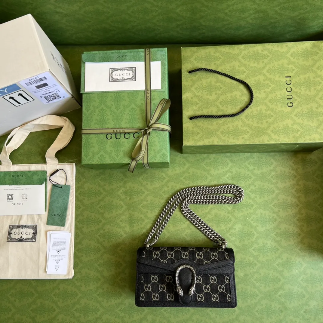 All categories Official website "Brand Women's Bags" Women's Bags 💙 GUCCI 2022 official new Gucci crossbody bag wholesale Original order quality 58002200 Size: 25-13.5-7Cm