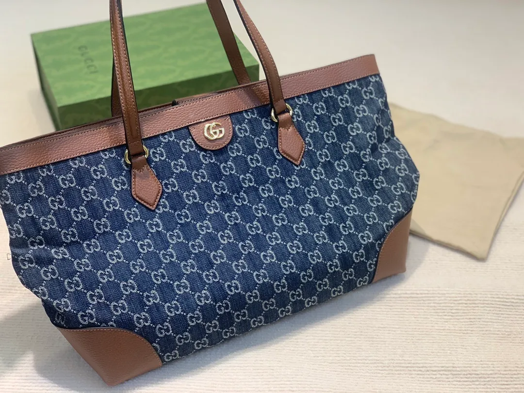All categories Official website "Brand Women's Bags" Women's Bags 💙 GUCCI 2023 latest GUCCI denim handbags