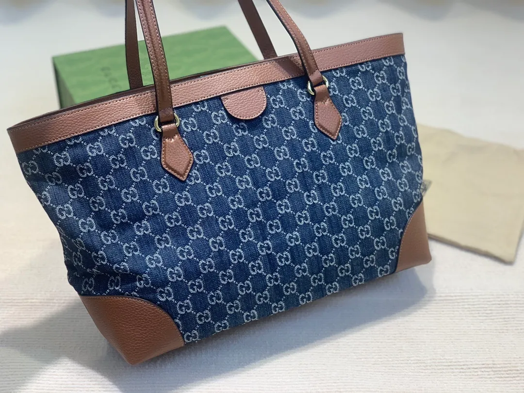 All categories Official website "Brand Women's Bags" Women's Bags 💙 GUCCI 2023 latest GUCCI denim handbags
