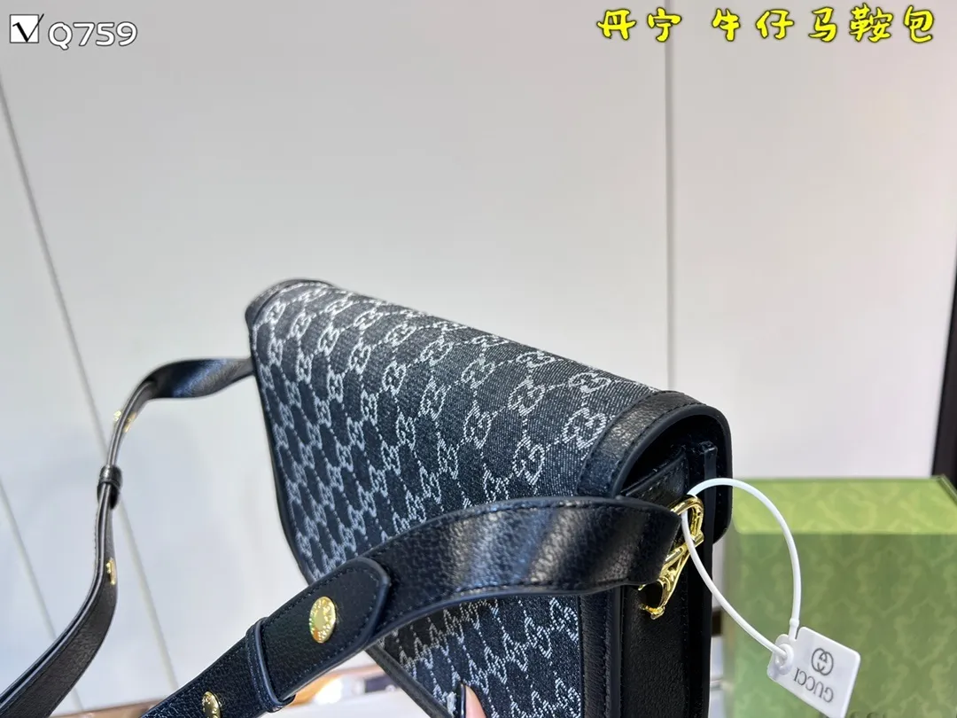 All categories Official website "Brand Women's Bags" Women's Bags 💙 GUCCI 2022 Official New Gucci Saddle Bag Wholesale 58001900 High Quality Specifications: 26-5-19 CM