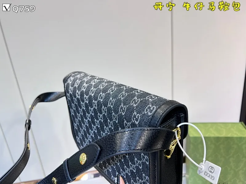 All categories Official website "Brand Women's Bags" Women's Bags 💙 GUCCI 2022 Official New Gucci Saddle Bag Wholesale 58001900 High Quality Specifications: 26-5-19 CM