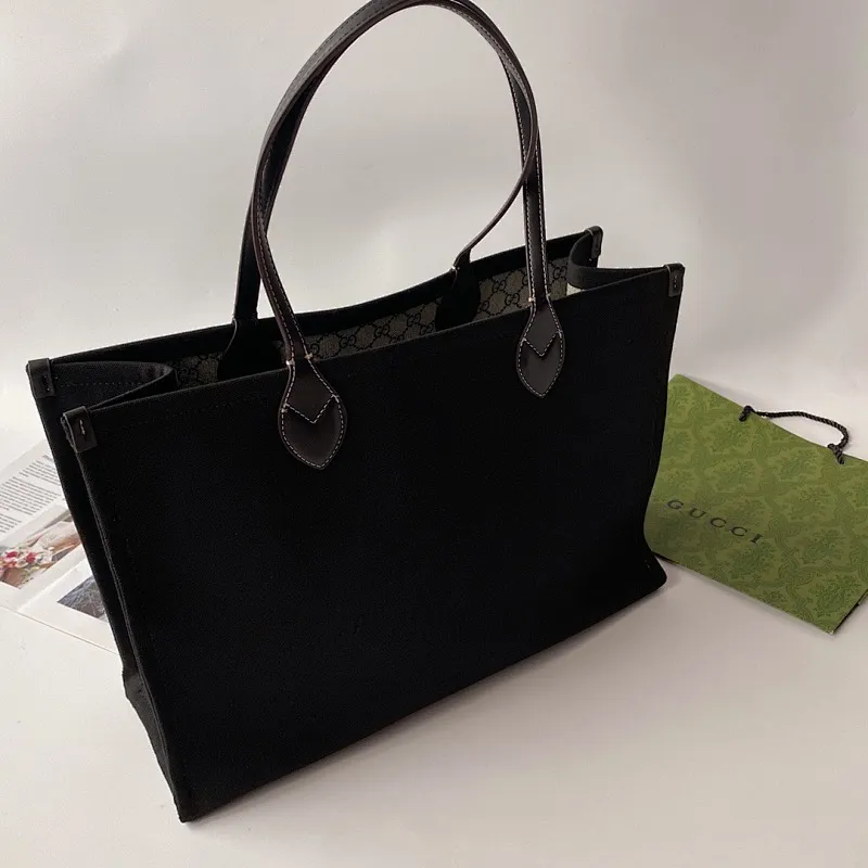 All Categories Official Website "Brand Women's Bags" Women's Bags 💙 GUCCI 2024 New GUCCI Cool Tote Canvas Bag