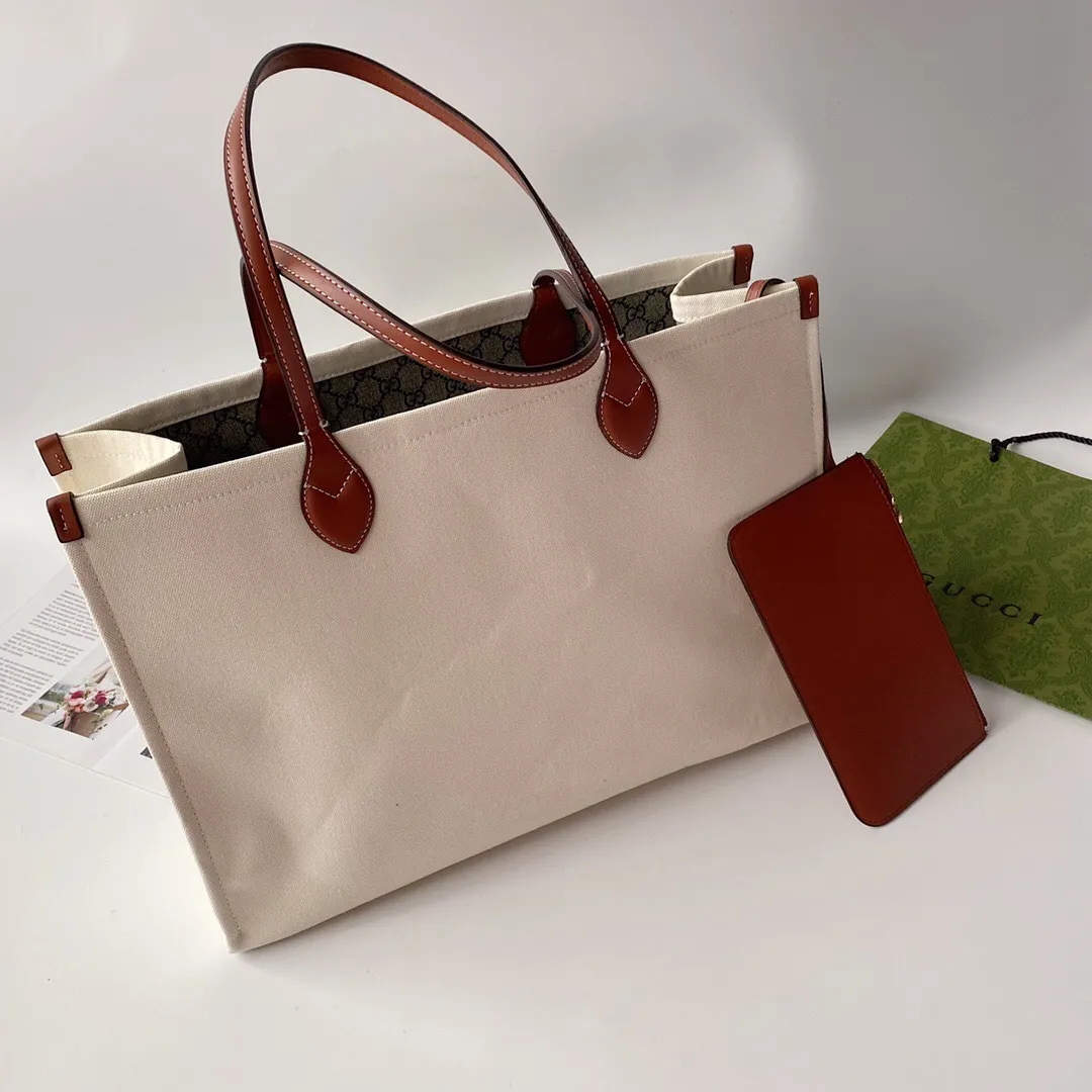 All Categories Official Website "Brand Women's Bags" Women's Bags 💙 GUCCI 2024 New GUCCI Cool Tote Canvas Bag