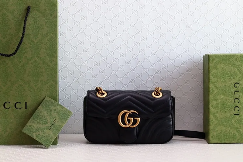 All categories Official website "Brand Women's Bags" Women's Bags 💙 GUCCI 2022 official new Gucci crossbody bag wholesale Original order quality 58003500 Size: 23-14-6Cm