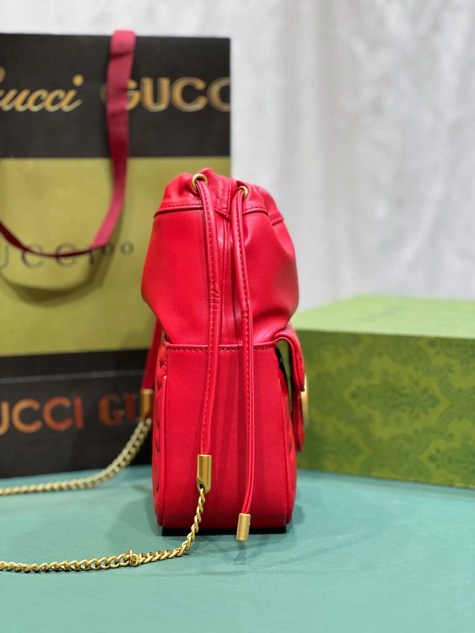 All categories Official website "Brand Women's Bags" Women's Bags 💙 GUCCI 2023 latest GUCCI bucket bag