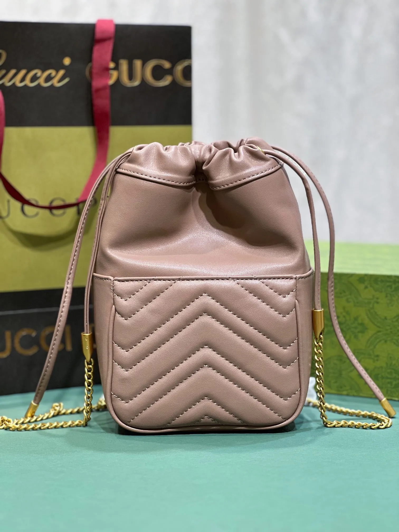 All categories Official website "Brand Women's Bags" Women's Bags 💙 GUCCI 2023 latest GUCCI bucket bag