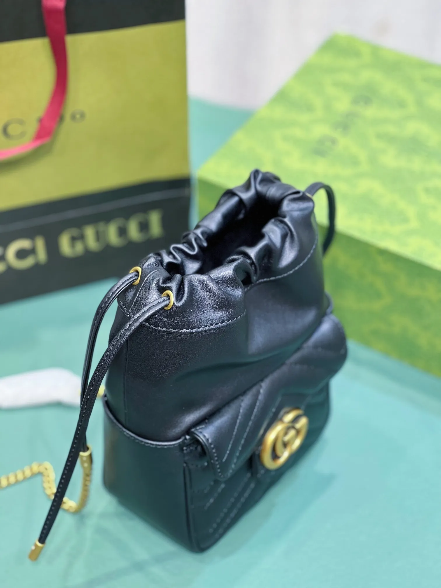 All categories Official website "Brand Women's Bags" Women's Bags 💙 GUCCI 2023 latest GUCCI bucket bag