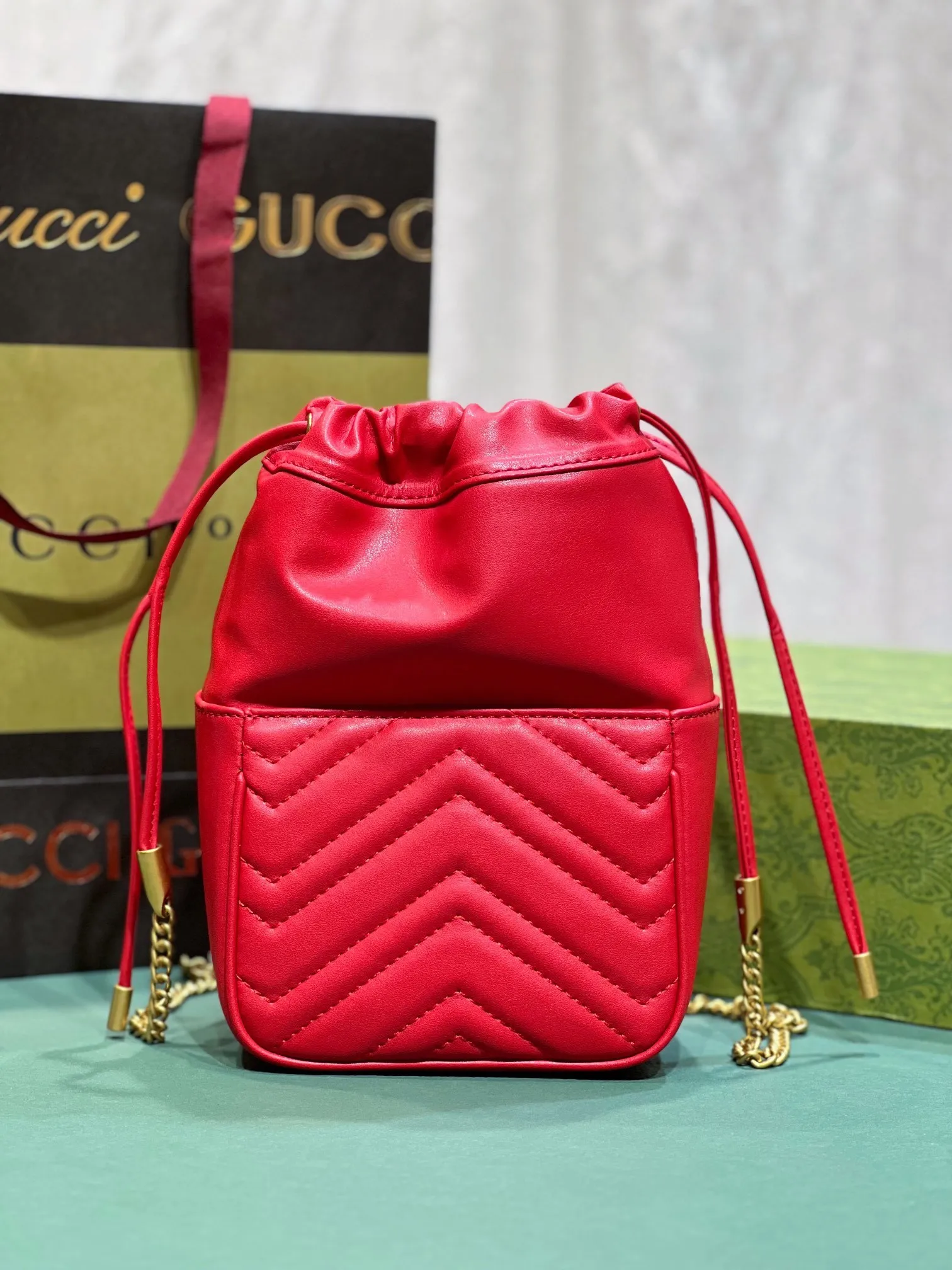 All categories Official website "Brand Women's Bags" Women's Bags 💙 GUCCI 2023 latest GUCCI bucket bag