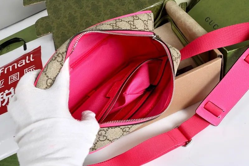 All Categories Official Website "Brand Women's Bags" Women's Bags 💙 GUCCI GUCCI 2026 New Classic GG Pattern Crossbody Bag