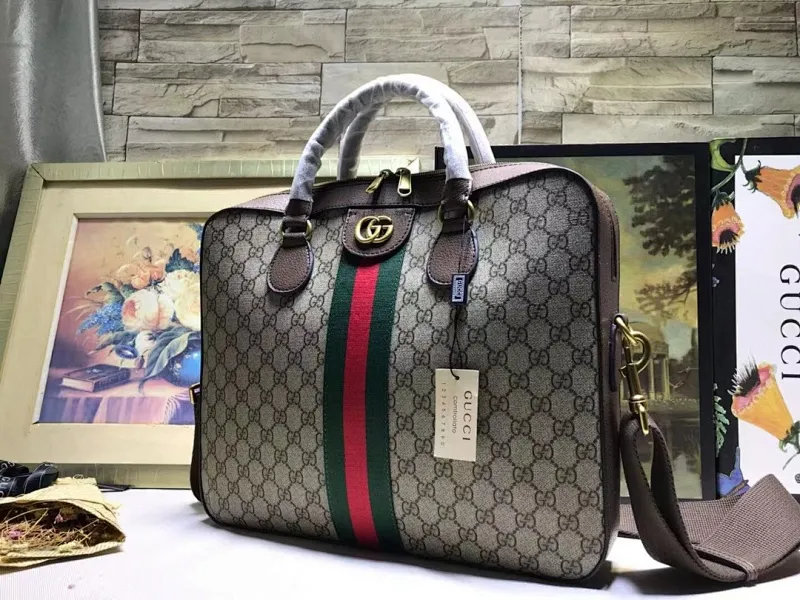 All categories Official website "Brand Women's Bags" Women's Bags 💙 GUCCI 2022 official new Gucci briefcase wholesale Original order quality 58002200 Size: 36.5-28.5-7 Cm