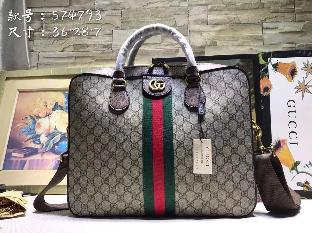 All categories Official website "Brand Women's Bags" Women's Bags 💙 GUCCI 2022 official new Gucci briefcase wholesale Original order quality 58002200 Size: 36.5-28.5-7 Cm