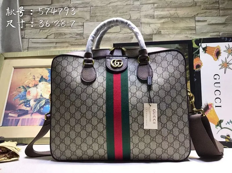 All categories Official website "Brand Women's Bags" Women's Bags 💙 GUCCI 2022 official new Gucci briefcase wholesale Original order quality 58002200 Size: 36.5-28.5-7 Cm